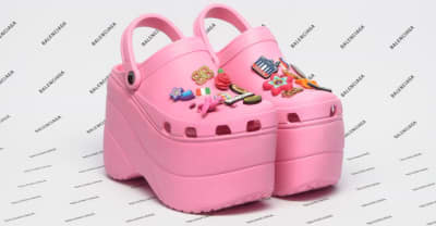 Balenciaga models wore platform Crocs on the runway at Paris Fashion Week